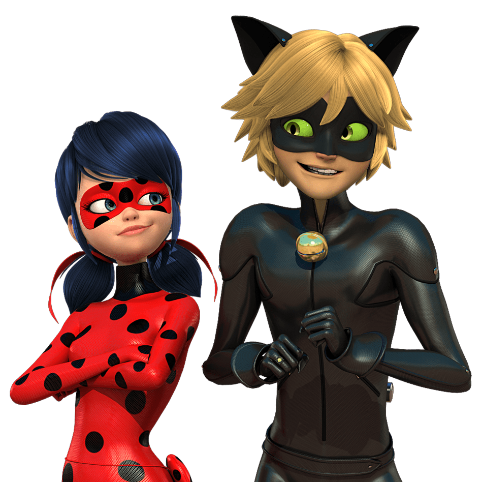 Ladybug and Cat Noir