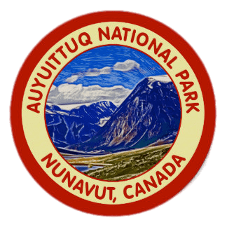 Auyuittuq National Park Round Sticker