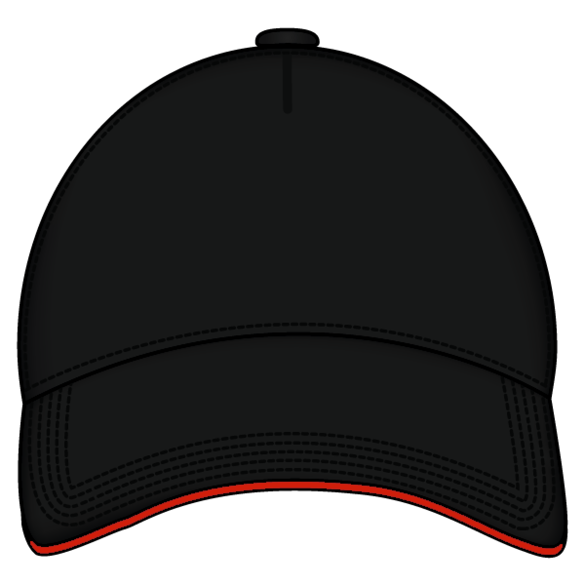 Cap Black Front