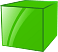 Shiny Green Cube