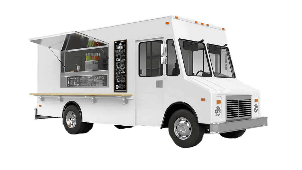White Food Truck