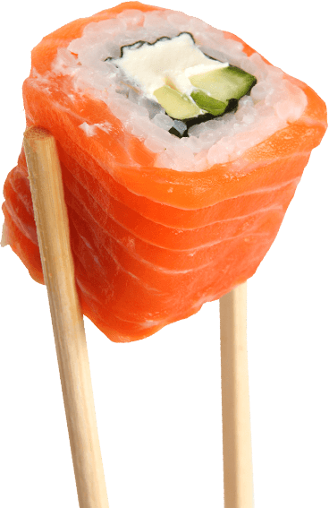 Salmon Roll Sushi On Sticks