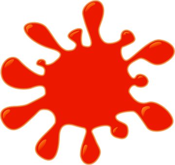 Large Red Paint Splatter