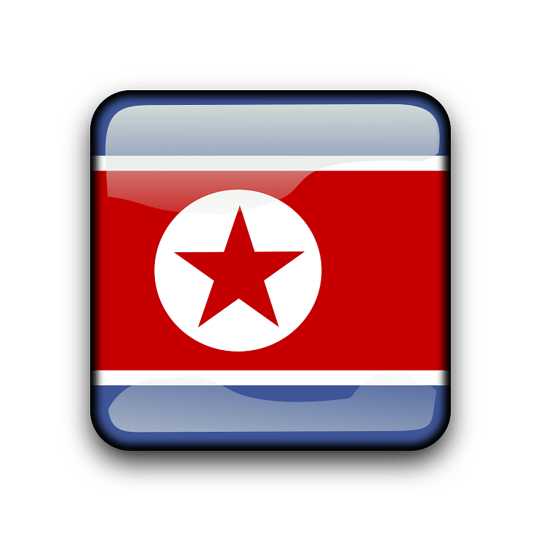 North Korea Flag Icon