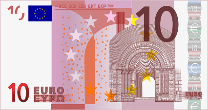 10 Euro Note Clipart