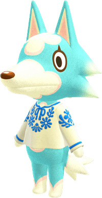 Animal Crossing character Skye