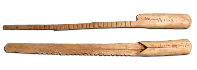 Medieval Tally Sticks