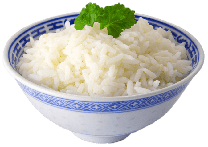 Traditional Bowl Of White Rice