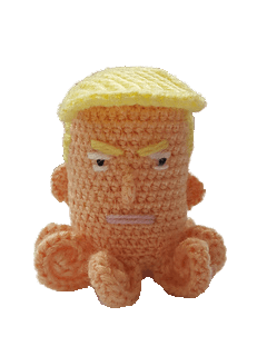 Trump Squid Pin Cushion