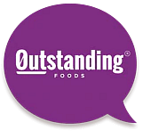 Outstanding Foods speech bubble 