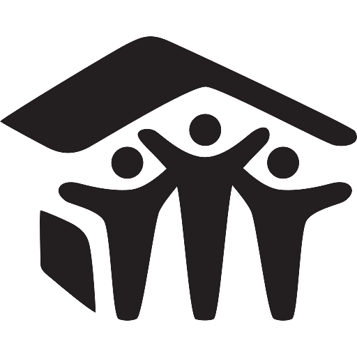 Habitat for Humanity symbol black