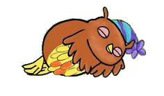 Poppy Cat Owl Sleeping