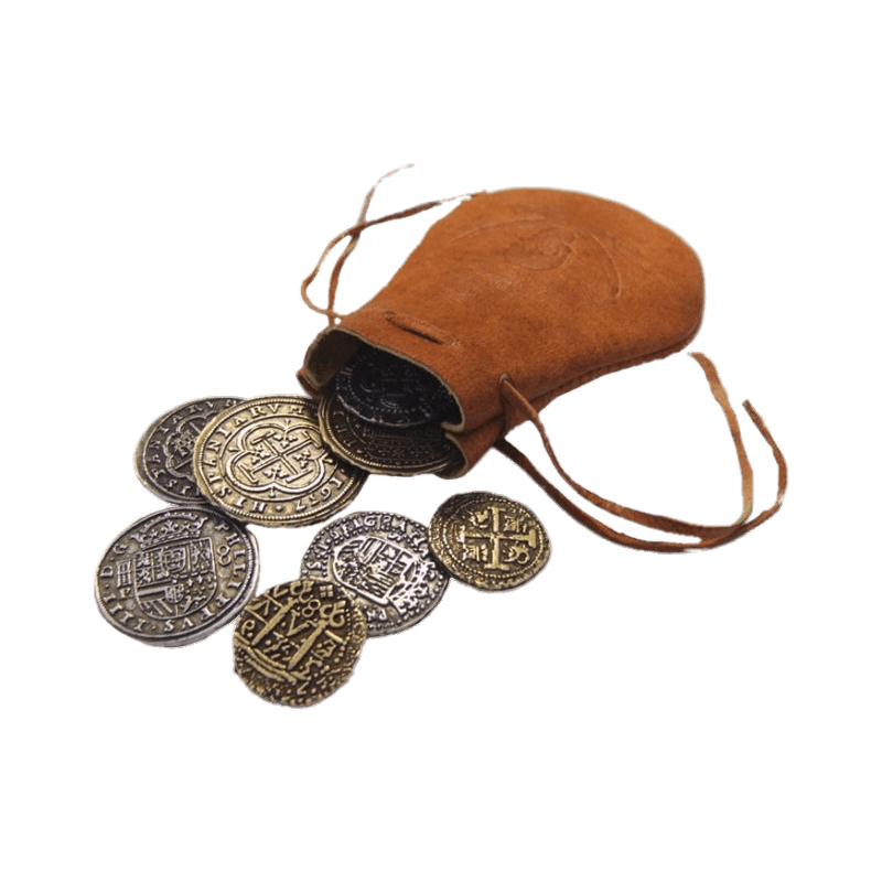 Money Pouch and Coins