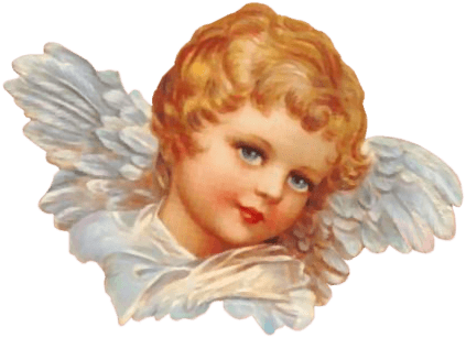 Victorian Angel Head