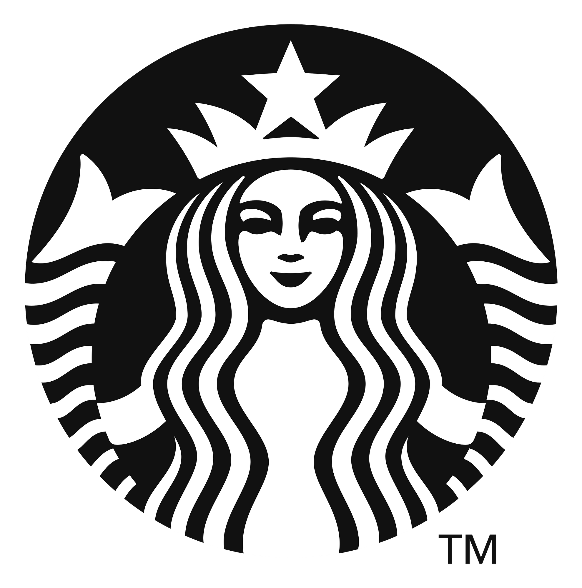 Black Starbucks Icon 
