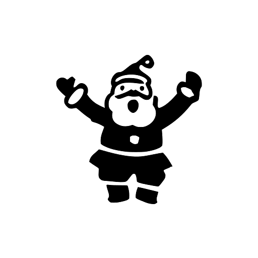 Cartoon Image of Santa Claus