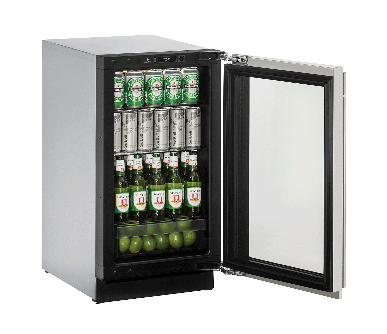 Open Fridge With Beers