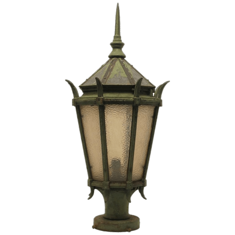 Iron Street Lantern Head