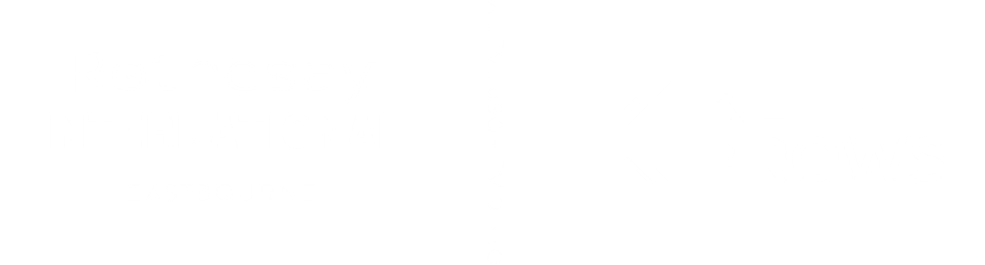 Eastbourne International logo white