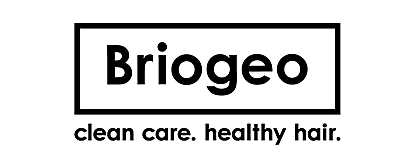 Briogeo logo and slogan