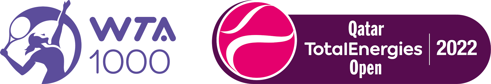 Qatar TotalEnergies Open 2022 logo horizontal