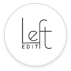 Left Edit logo round