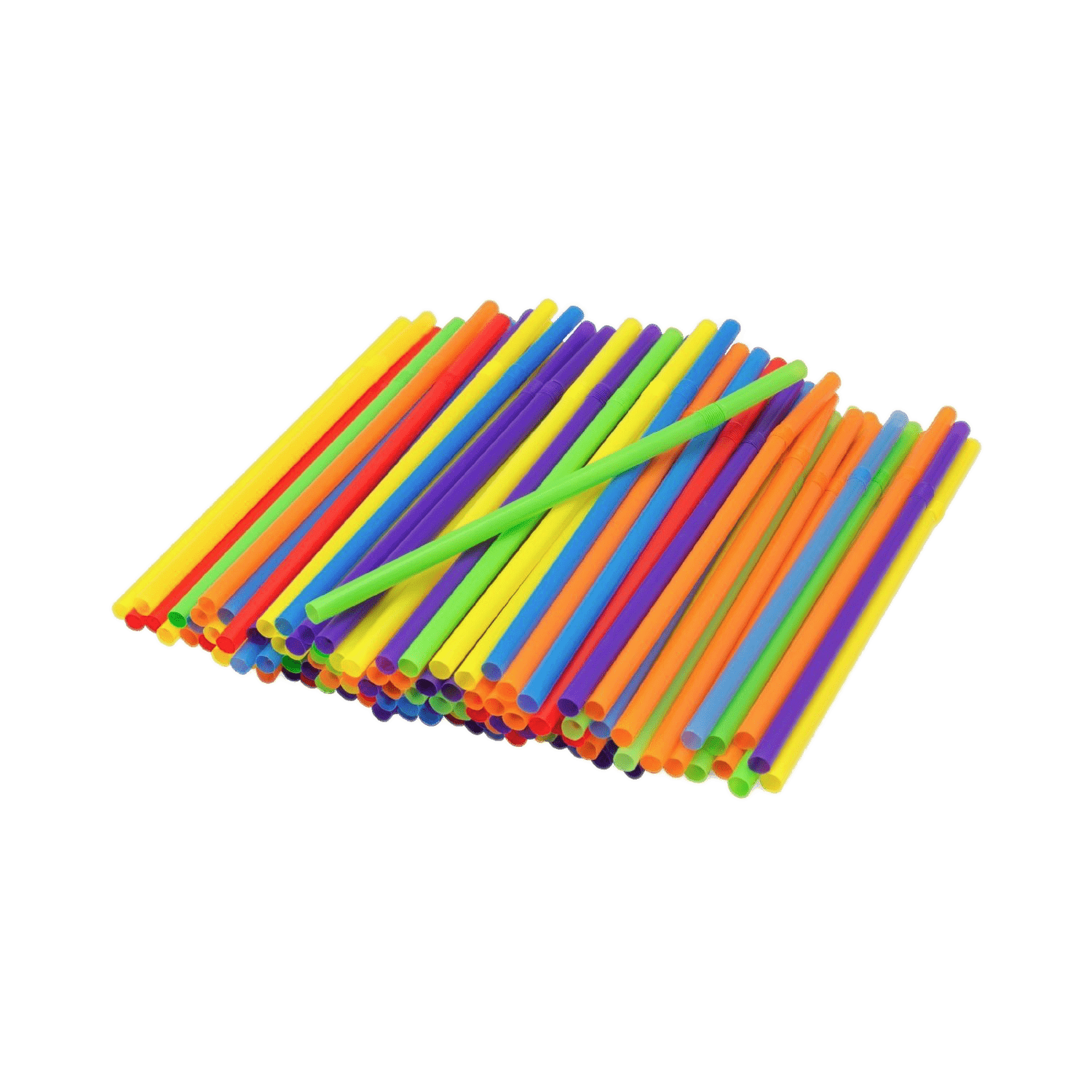Multicoloured Drinking Straws