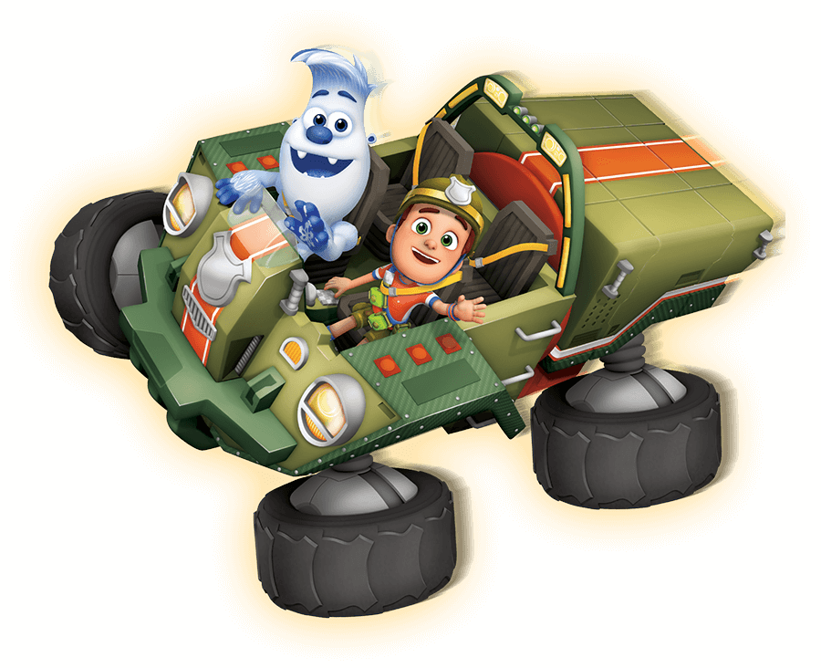 Ranger Rob In His Vehicle