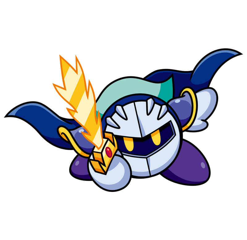 Kirby Meta Knight Holding Sword
