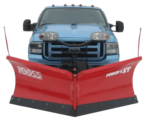 Snow Plough on A Truck