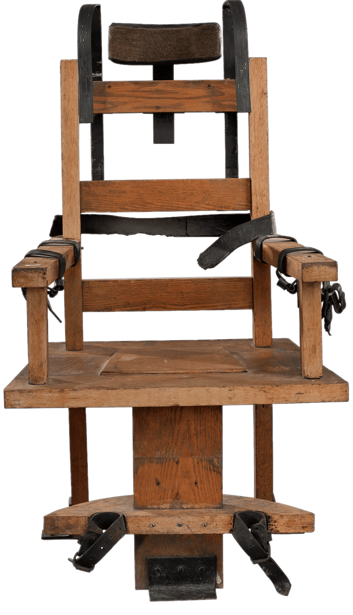 Electric Chair with black shoulder holders