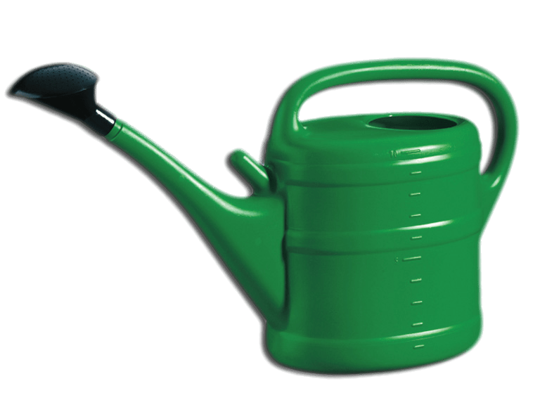 Green Plastic Watering Can