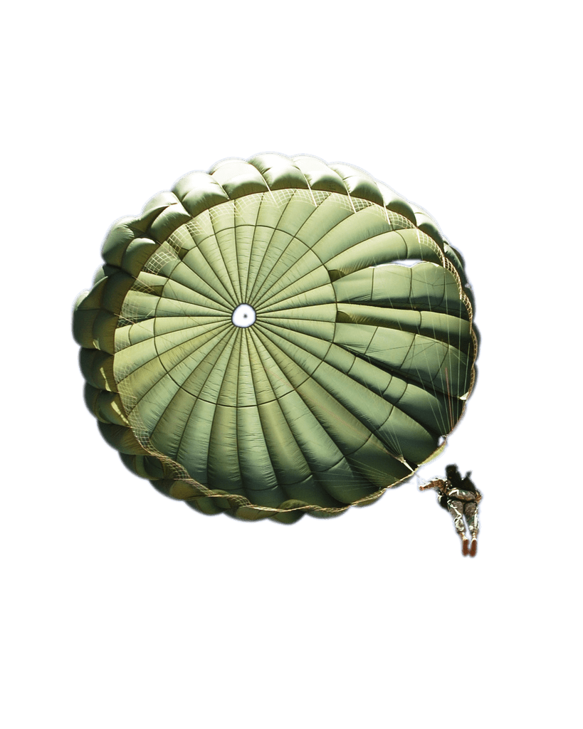 Light Green Parachute