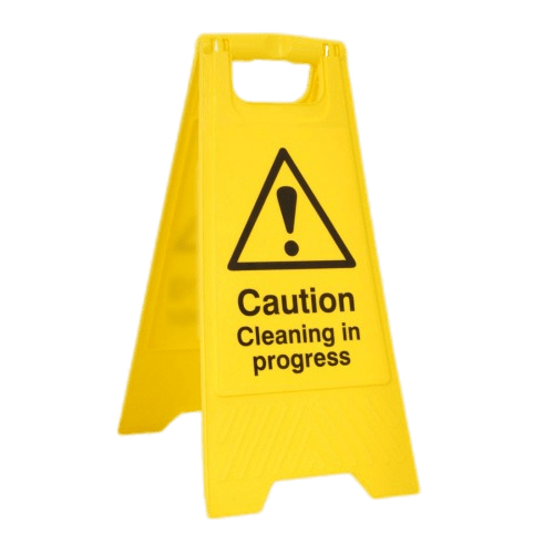 Caution Cleaning In Progress Board