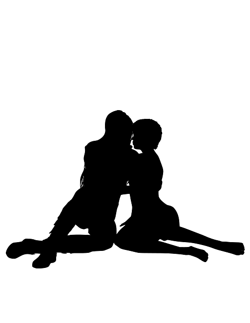 Couple Sitting on the Ground