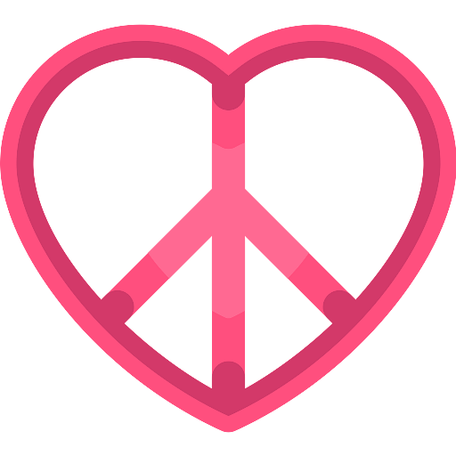 Summer Of Love Heart Icon