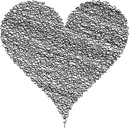 Love Scribbled Heart