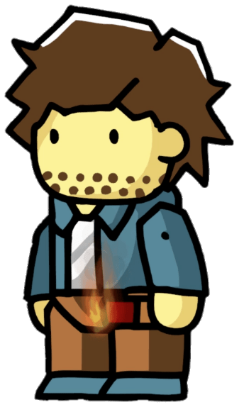 Scribblenauts Arsonist Holding Match
