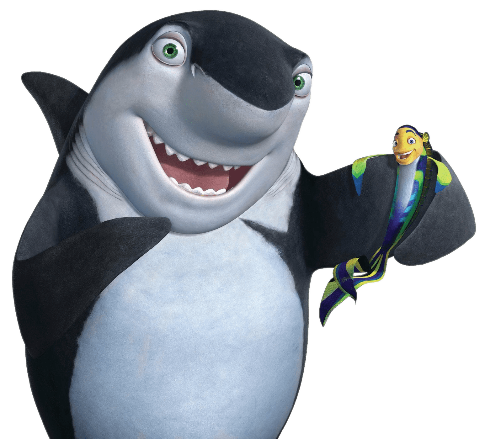 Lenny the Shark Holding Oscar