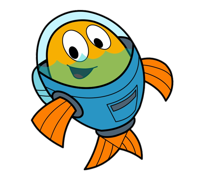 Fishtronaut Smiling