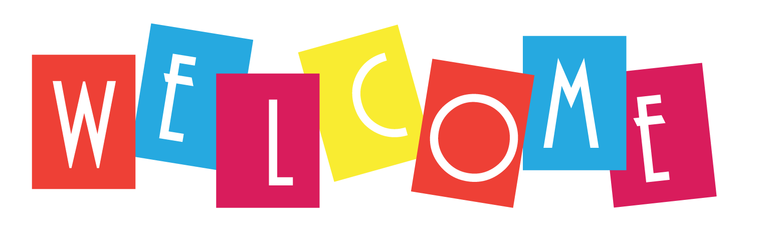 Colourful Welcome Sign