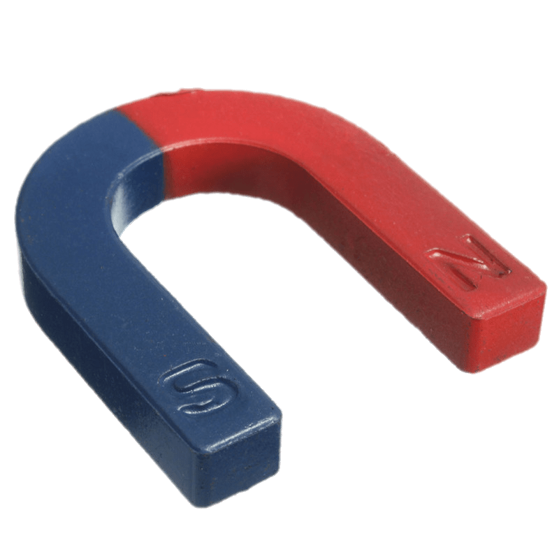 Red and Blue Horseshoe Magnet