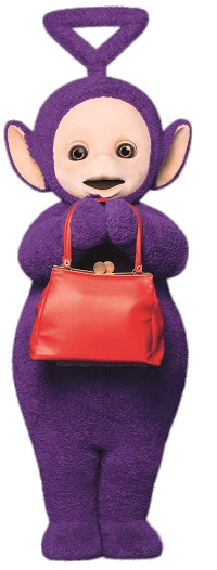 Teletubbies Tinky Winky With Bag