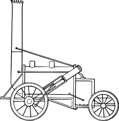 Early Days Steam Engine Train Locomotive