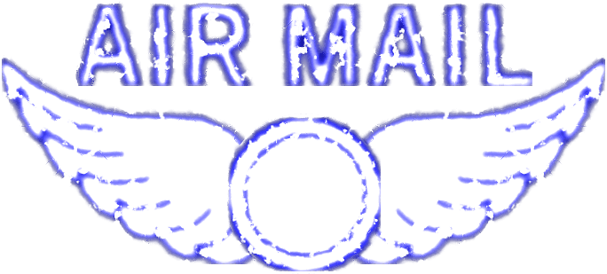 Vintage Air Mail Stamp