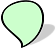 Light Green Speech Bubble
