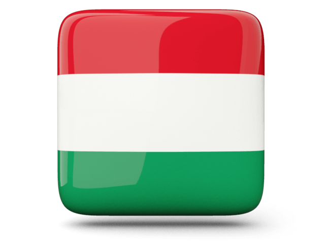 Hungary Square Icon Flag