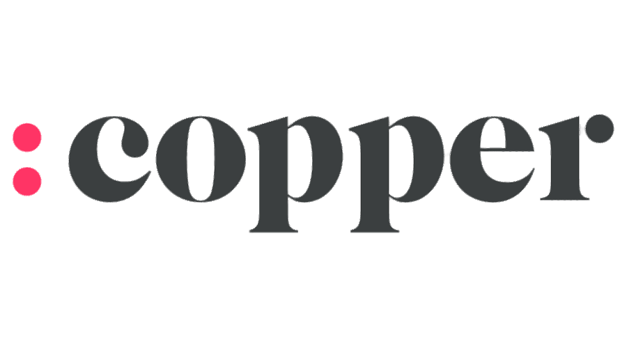 Copper logo landscape