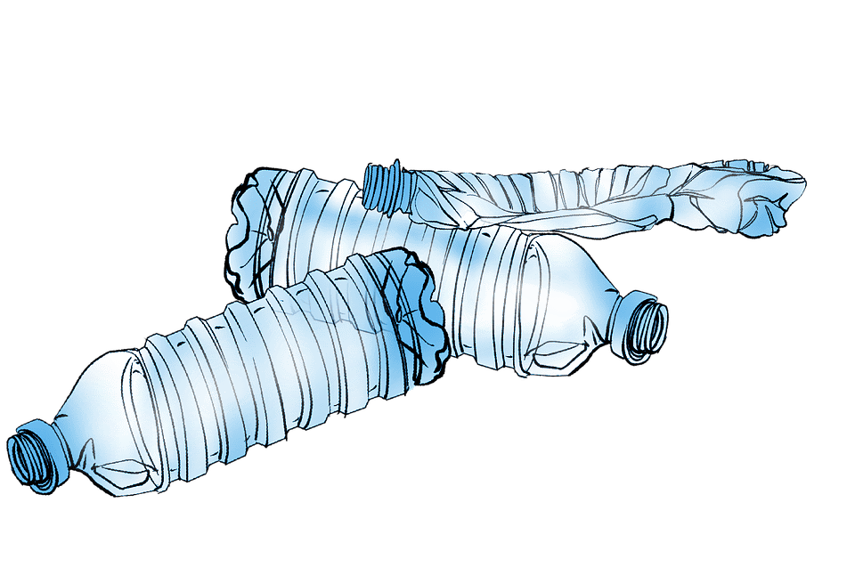 Crushed Water Bottles