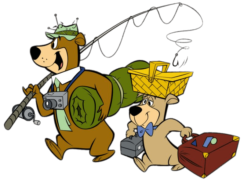 Yogi and Boo Boo Bear Go Fishing